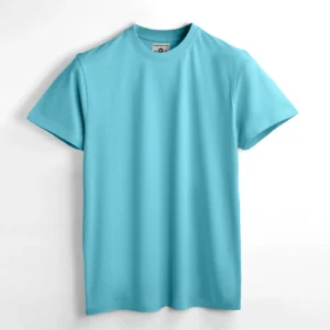 Basic Regular Fit T Shirts Unisex Mint Blue – Pitshirts